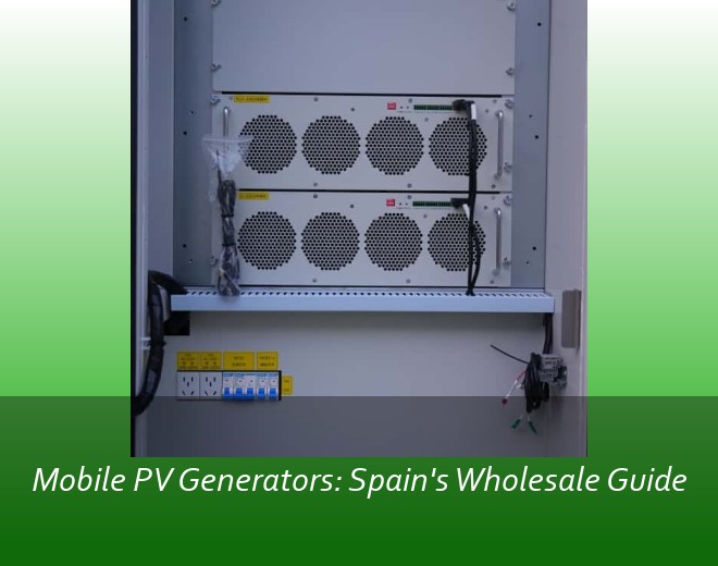Mobile PV Generators: Spain's Wholesale Guide